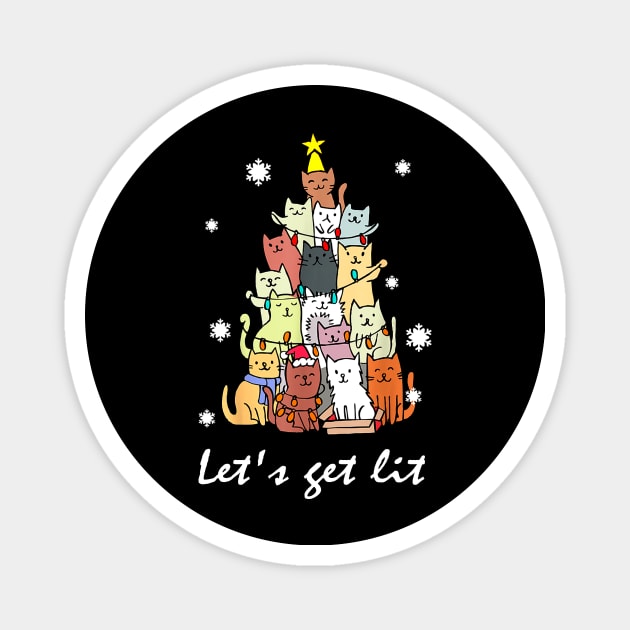 LET'S GET LIT Magnet by BonnyNowak